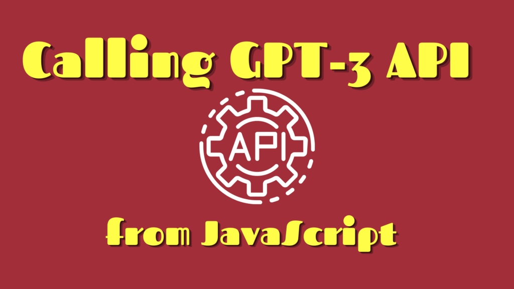 GPT-3 API in JavaScript