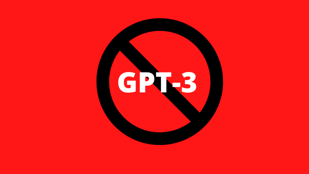 Reasons not to use GPT-3