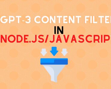 GPT-3's Content filter in Node.js / JavaScript