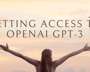 How to get access to OpenAI chatGPT / GPT-3 API?