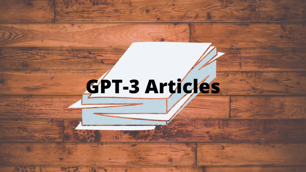 GPT-3 Resources