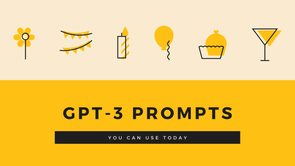 GPT-3 Prompts Blog Banner
