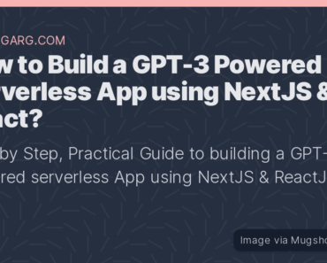 Complete guide to building a successful GPT-3 React App using NextJS