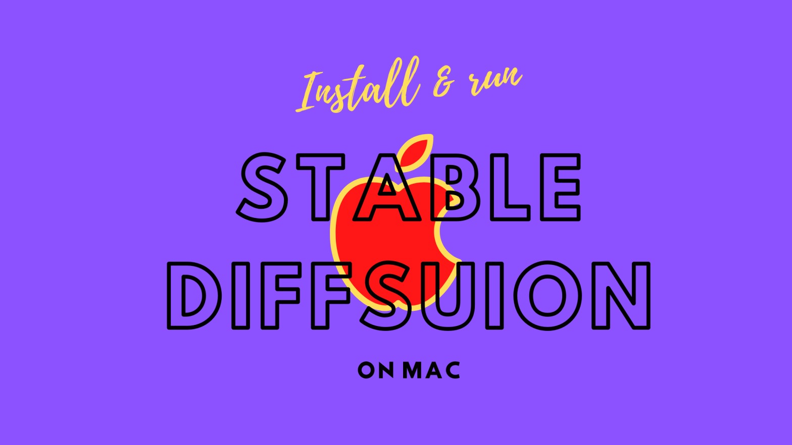 3 ways to Install and run Stable Diffusion locally on your Mac (M1, M2