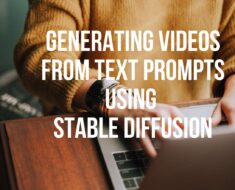 Generating videos from text prompts using Stable Diffusion