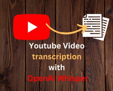 Youtube Video transcription with OpenAI Whisper