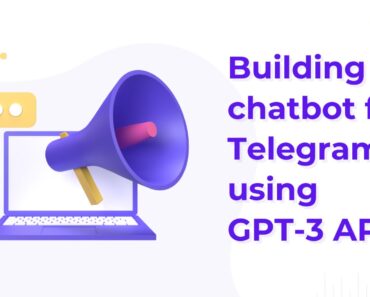 Building chatbot for Telegram using GPT-3 API