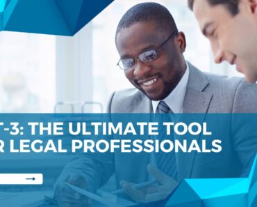 GPT-3: The ultimate tool for legal professionals