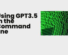 Using GPT 3.5 in the command line