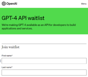 How to get access to GPT-4 - APi waitlist